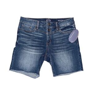 SCOOP Women's Denim Bermuda Shorts Size 8 New With Tags